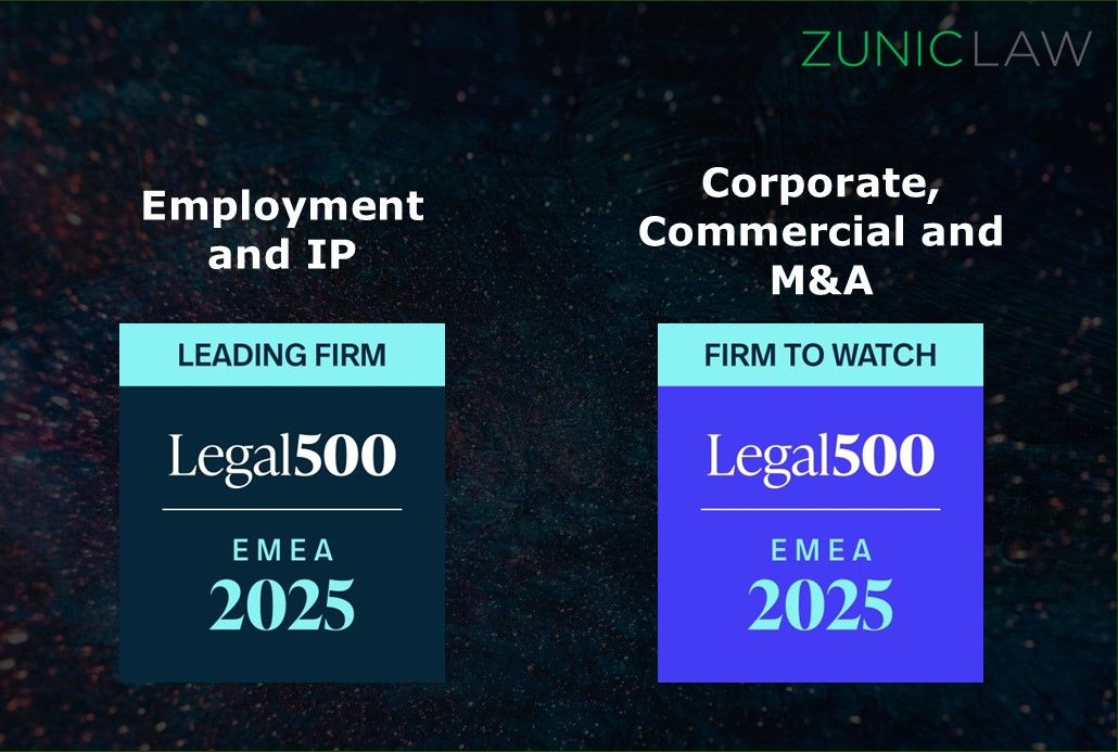 Zunic Law ponovo među vodećim advokatskim kancelarijama u Srbiji prema Legal 500