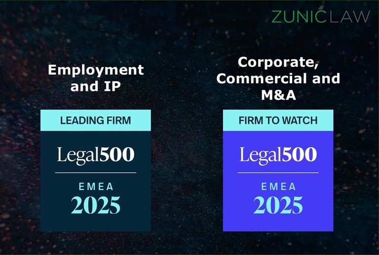 Zunic Law ponovo među vodećim advokatskim kancelarijama u Srbiji prema Legal 500